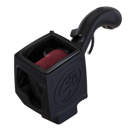Cold Air Intake For 09-13 Chevrolet Silverado/ Sierra 2500 / 3500 6.0L Cotton Cleanable Red