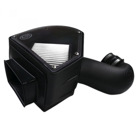 Cold Air Intake For 94-02 Dodge Ram 2500 3500 5.9L Cummins Dry Extendable White