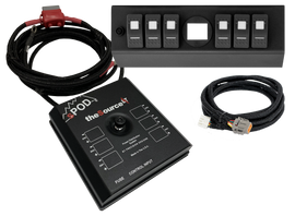 SourceLT w/ Genesis Adapter and Red LED Switch Panel for JK 2009-2018
