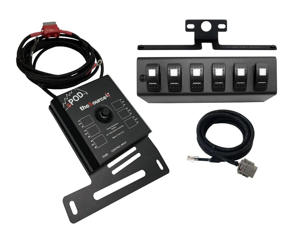 SourceLT w/ Red LED Switch panel for JK 2007-2008