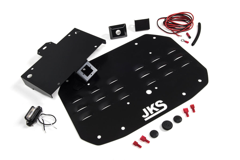 Tailgate Vent Cover with License Plate and Camera Mount | Wrangler JL