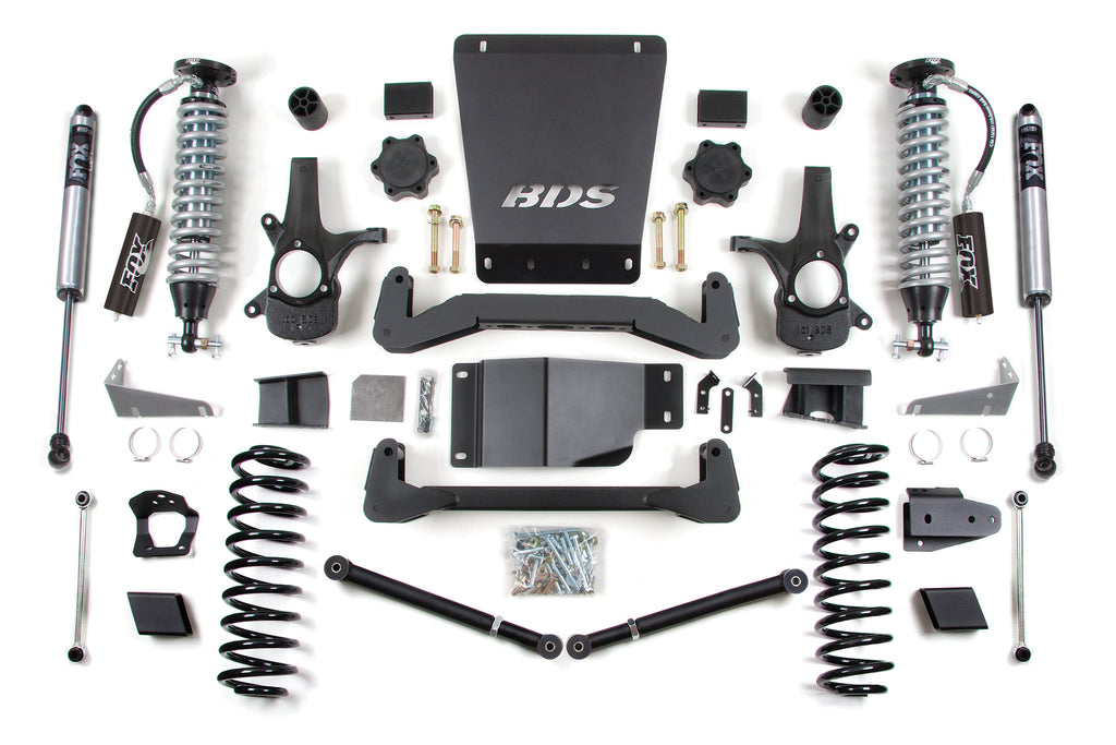 6 Inch Lift Kit | FOX 2.5 Coil-Over | Chevy/GMC Avalanche, Surburban, Tahoe, or Yukon 1500 (07-14) 4WD