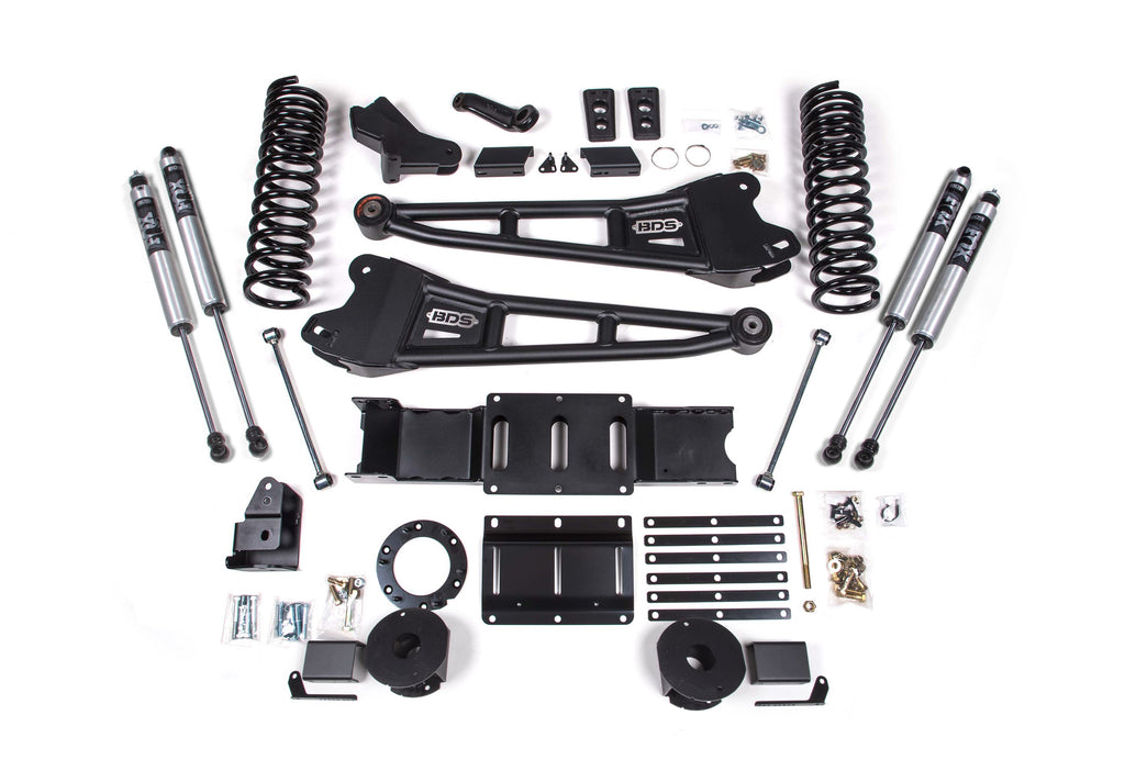 4 Inch Lift Kit w/ Radius Arm | Ram 2500 w/ Rear Air Ride (19-24) 4WD | Gas