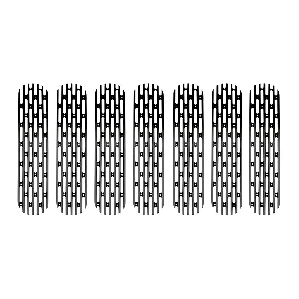 2007-18 Jeep JK Grille Inserts Black