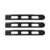 2007-18 Jeep JK Black Slot Style Door Handle Inserts set of 3