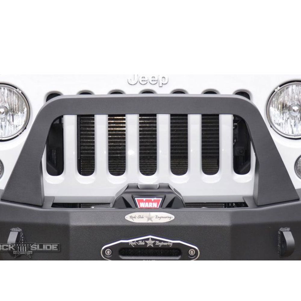 Jeep Bull Bar For Rigid Series Front Bumper Only Black Powdercoat