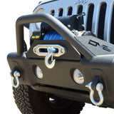 Jeep JK/JL Front Bumper w/Fog Light Holes FS-13 07-18 Wrangler JK/JL Steel Stubby