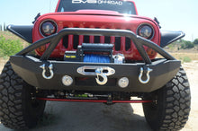 Load image into Gallery viewer, Jeep JK/JL Front Bumper w/Fog Light Holes And LED 07-18 Wrangler JK/JL Steel Mid Length