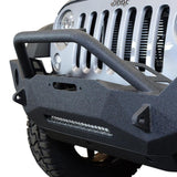 Jeep JK Front Bumper w/Fog Light Holes FS-18 07-18 Wrangler JK Steel Mid Length