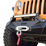 Jeep JK/JL Front Bumper w/Light Bracket Winch Plate 07-18 Wrangler JK/JL Steel Stubby