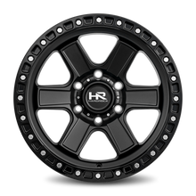 Load image into Gallery viewer, Aluminum Wheels H104 17x9 6x139.7 -12 108 Matte Black-Black B/L Hardrock Offroad