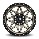 Aluminum Wheels H105 17x9 5x127 1 78.1 Matte Bronze-Black B/L Hardrock Offroad