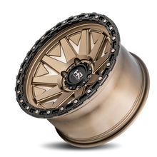 Load image into Gallery viewer, Aluminum Wheels H106 17x9 6x135 1 87.1 Matte Bronze-Black B/L Hardrock Offroad