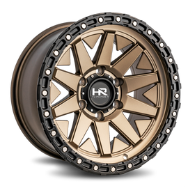 Aluminum Wheels H106 17x9 5x127 1 78.1 Matte Bronze-Black B/L Hardrock Offroad