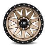 Aluminum Wheels H106 17x9 5x127 -12 78.1 Matte Bronze-Black B/L Hardrock Offroad