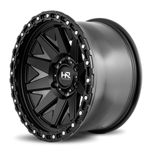 Load image into Gallery viewer, Aluminum Wheels H106 17x9 6x139.7 -12 108 Matte Black-Black B/L Hardrock Offroad