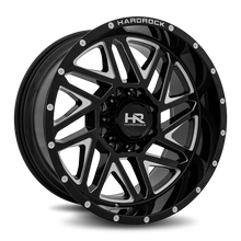 Load image into Gallery viewer, Aluminum Wheels Bones XPosed 20x10 5x127 -19 78.1 Gloss Black Milled Hardrock Offroad