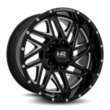 Load image into Gallery viewer, Aluminum Wheels Bones XPosed 20x10 8x180 -19 124.3 Gloss Black Milled Hardrock Offroad