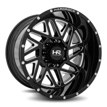 Load image into Gallery viewer, Aluminum Wheels Bones XPosed 20x12 5x150 -44 110.3 Gloss Black Milled Hardrock Offroad