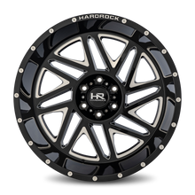 Load image into Gallery viewer, Aluminum Wheels Bones XPosed 22x12 6x135 -44 87.1 Gloss Black Milled Hardrock Offroad