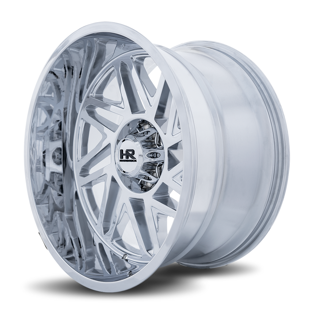 Aluminum Wheels Bones XPosed 22x12 5x139.7 -44 87 Chrome Hardrock Offroad