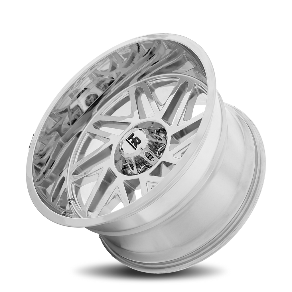 Aluminum Wheels Bones XPosed 24x14 6x135 -76 87.1 Chrome Hardrock Offroad