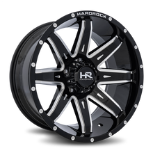 Load image into Gallery viewer, Aluminum Wheels Painkiller XPosed 20x10 5x150 -19 110.3 Gloss Black Milled Hardrock Offroad