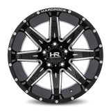 Aluminum Wheels Painkiller XPosed 20x12 8x170 -44 125.2 Gloss Black Milled Hardrock Offroad