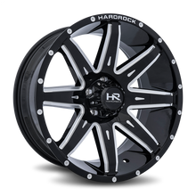 Load image into Gallery viewer, Aluminum Wheels Painkiller XPosed 20x9 6x135 0 87.1 Gloss Black Milled Hardrock Offroad