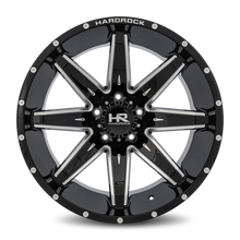 Load image into Gallery viewer, Aluminum Wheels Painkiller XPosed 22x12 5x139.7 -44 87 Gloss Black Milled Hardrock Offroad