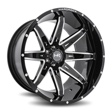 Load image into Gallery viewer, Aluminum Wheels Painkiller XPosed 24x14 6x135 -76 87.1 Gloss Black Milled Hardrock Offroad