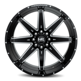 Aluminum Wheels Painkiller XPosed 26x14 8x170 -76 125.2 Gloss Black Milled Hardrock Offroad