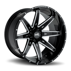 Aluminum Wheels Painkiller XPosed 26x14 5x139.7 -76 87 Gloss Black Milled Hardrock Offroad
