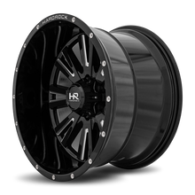 Load image into Gallery viewer, Aluminum Wheels Spine XPosed 20x12 6x135 -44 87.1 Gloss Black Milled Hardrock Offroad