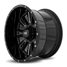 Load image into Gallery viewer, Aluminum Wheels Spine XPosed 20x12 5x139.7 -44 87 Gloss Black Milled Hardrock Offroad