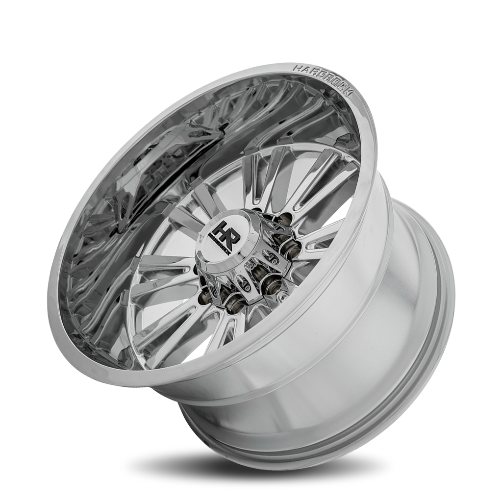 Aluminum Wheels Spine XPosed 22x12 8x165.1 -44 125.2 Chrome Hardrock Offroad