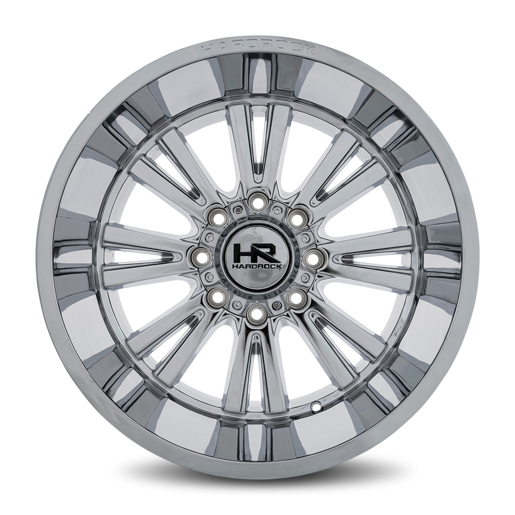 Aluminum Wheels Spine XPosed 22x12 6x139.7 -44 108 Chrome Hardrock Offroad