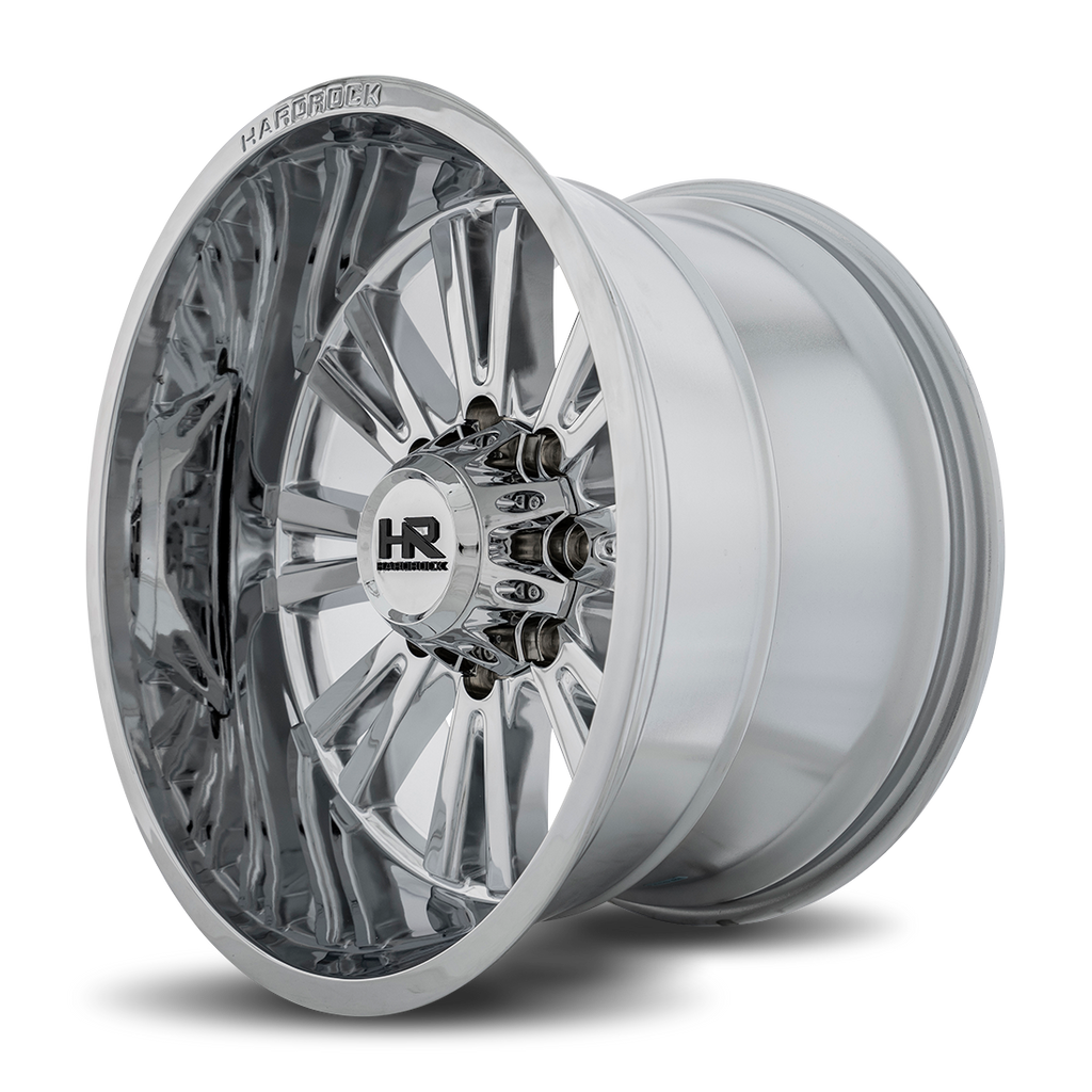 Aluminum Wheels Spine XPosed 22x12 6x139.7 -44 108 Chrome Hardrock Offroad