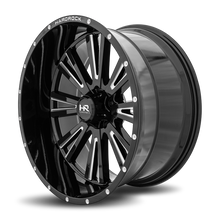 Load image into Gallery viewer, Aluminum Wheels Spine XPosed 24x12 5x150 -44 110.3 Gloss Black Milled Hardrock Offroad