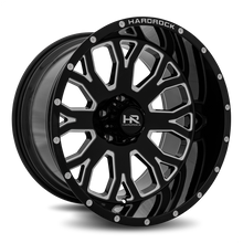 Load image into Gallery viewer, Aluminum Wheels Slammer XPosed 20x12 5x150 -44 110.3 Gloss Black Milled Hardrock Offroad