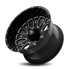 Load image into Gallery viewer, Aluminum Wheels Slammer XPosed 20x12 6x139.7 -44 108 Gloss Black Milled Hardrock Offroad