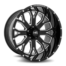 Load image into Gallery viewer, Aluminum Wheels Slammer XPosed 22x12 6x135 -44 87.1 Gloss Black Milled Hardrock Offroad