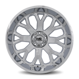 Aluminum Wheels Slammer XPosed 24x12 6x135 -44 87.1 Chrome Hardrock Offroad