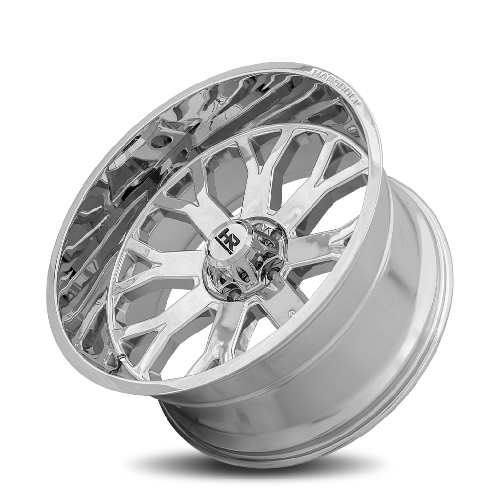 Aluminum Wheels Slammer XPosed 24x12 5x150 -44 110.3 Chrome Hardrock Offroad
