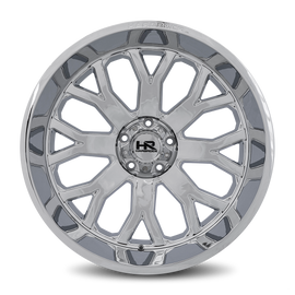 Aluminum Wheels Slammer XPosed 24x12 8x170 -44 125.2 Chrome Hardrock Offroad