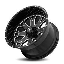 Load image into Gallery viewer, Aluminum Wheels Slammer XPosed 24x12 5x127 -44 78.1 Gloss Black Milled Hardrock Offroad