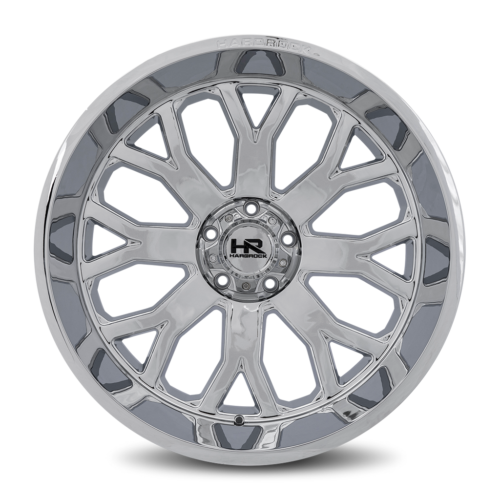 Aluminum Wheels Slammer XPosed 24x12 5x127 -44 78.1 Chrome Hardrock Offroad