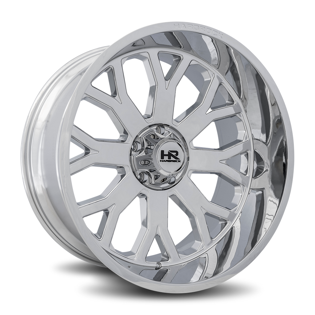 Aluminum Wheels Slammer XPosed 24x12 5x127 -44 78.1 Chrome Hardrock Offroad