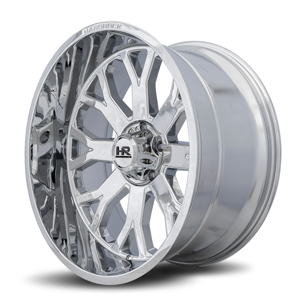 Aluminum Wheels Slammer XPosed 24x12 5x127 -44 78.1 Chrome Hardrock Offroad