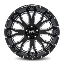 Load image into Gallery viewer, Aluminum Wheels Slammer XPosed 24x12 8x165.1 -44 125.2 Gloss Black Milled Hardrock Offroad